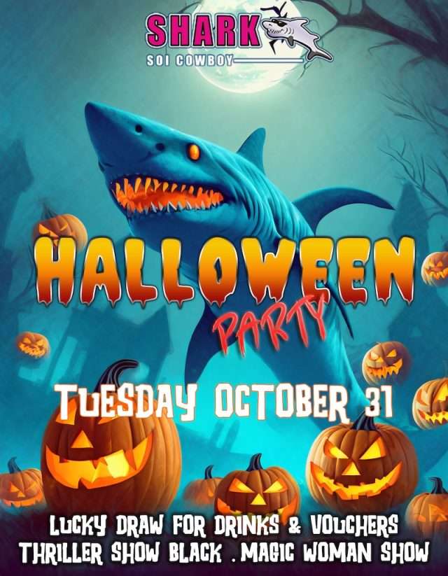 Win Drinks, Gifts At 'Thriller' Shark Halloween Party Oct. 31 Dave