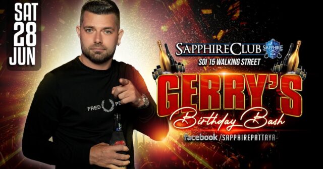 Gerry's Birthday at Sapphire Club Saturday